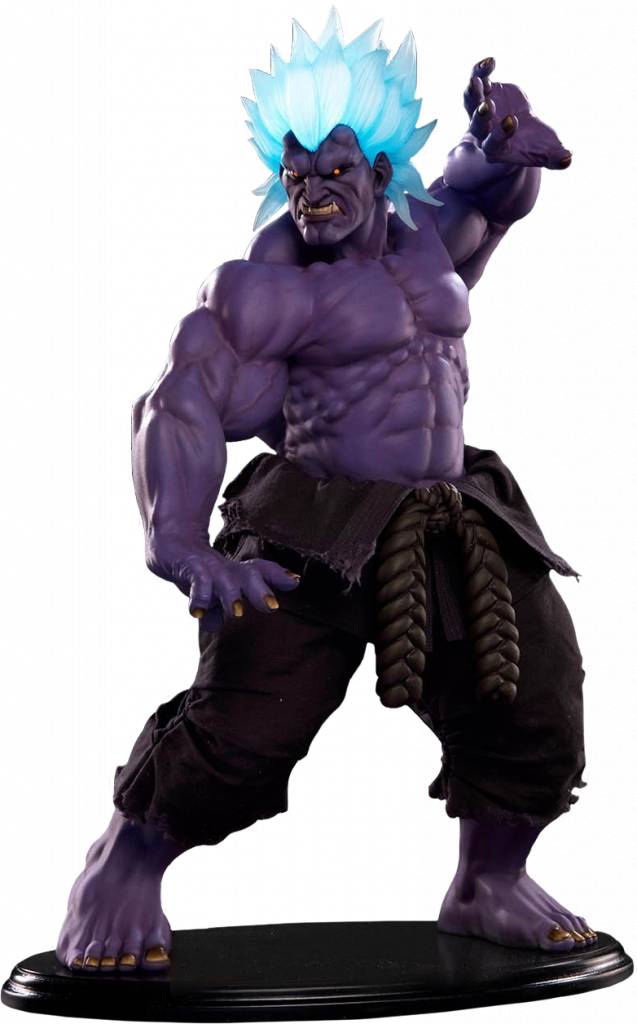 street fighter statue 1 4 oni akuma 45 cm