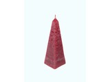 Kaars Obelisk Rustique Bordeaux Rood 8x18 cm