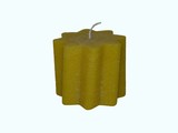 Zon Kaars Geel 10x10x9 cm