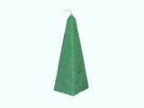 Kaars Obelisk Rustique Kerstgroen 8x18 cm