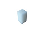 Kaars Vierkant Rustique Wit 6x6x10 cm