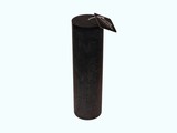 Stompkaars Rustiek Zwart Ø 68x240 mm