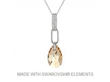 Pendant with Swarovski Elements and Necklace