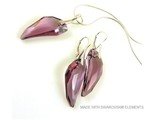 Bijou Gio Design™ Set Silber Ohrringe und Halskette mit Swarovski Elements Pegasus "Antique Pink"