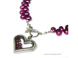 Bijou Gio Design™ Pearl Collier with Stainless Steel Memory Locket, mini Photo charm and mini Pearls