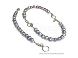 Bijou Gio Design™ Set Edelstahl Perlen Armband und Perlenkette