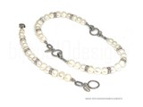 Bijou Gio Design™ Set Edelstahl Perlen Armband und Perlenkette