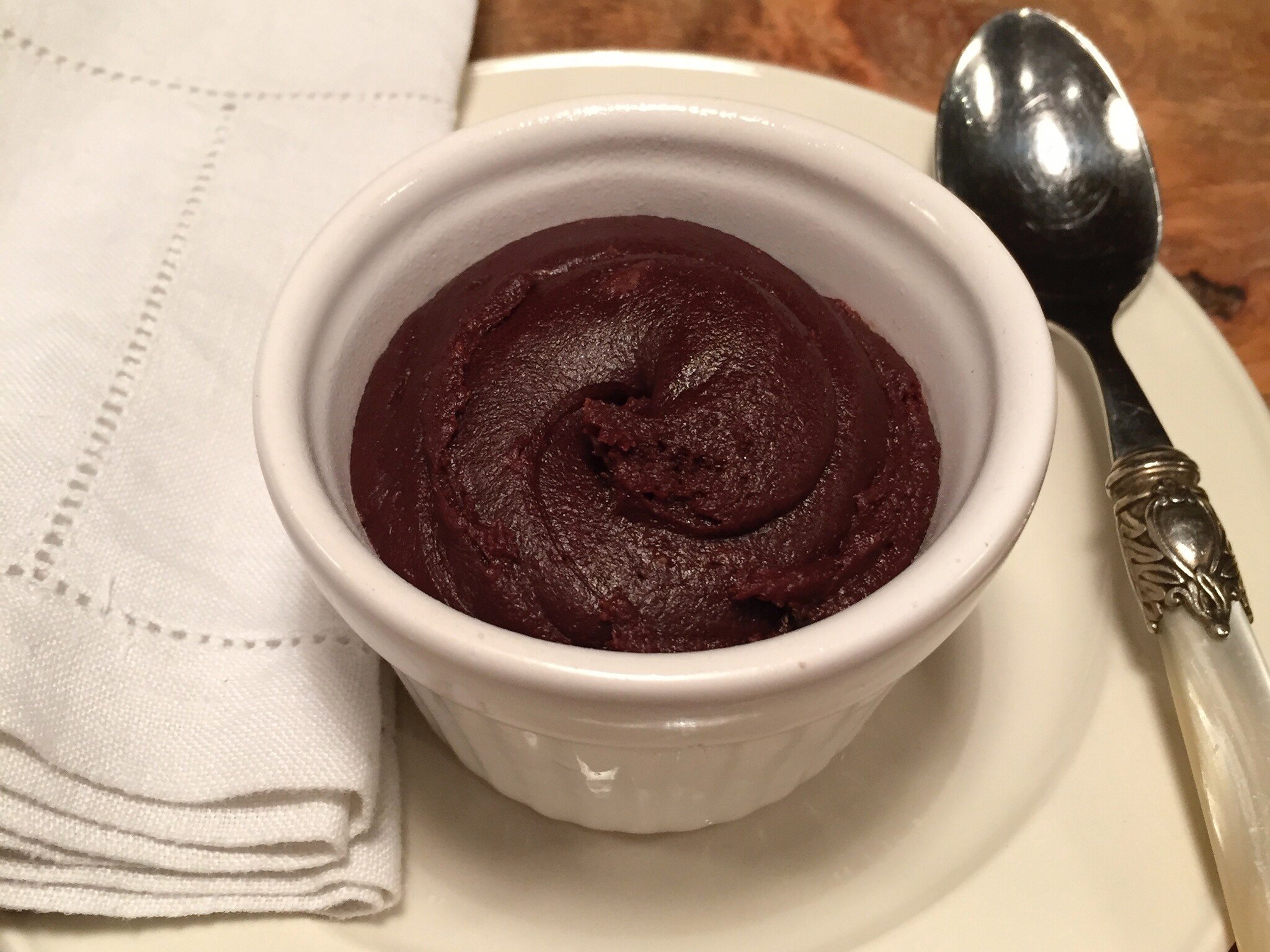 Chocolade mi-cuit Slagerij De Leeuw Amsterdam