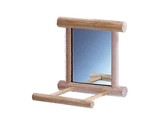 Nobby Wooden perch with mirror