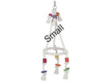 Nobby Pyramid Cotton ring with wood (3 sizes)