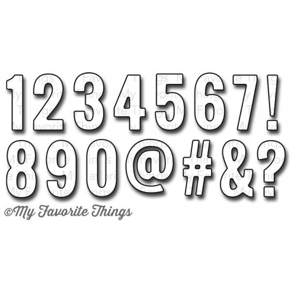 My Favorite Things Dienamics Little Numbers (MFT394) Paperpads.nl