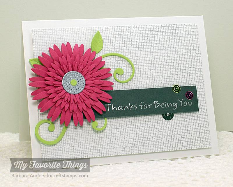 My Favorite Things Die-namics Gerbera Daisy (MFT-459) - Paperpads.nl