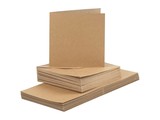 Paperpads.nl SELECT Kaarten & Enveloppen Set Naturel 15x15 cm (23117)