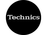 Technics Logo Silver on Black Slipmats