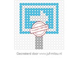 Kralenplank Verkeersbord richting