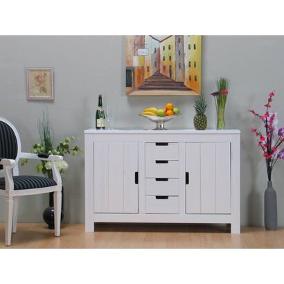 Dressoir Stockholm wit grenen sideboard ladenkast