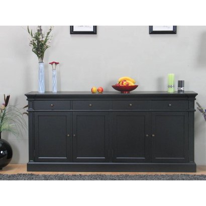 Dressoir zwart Mozart antiek patiné