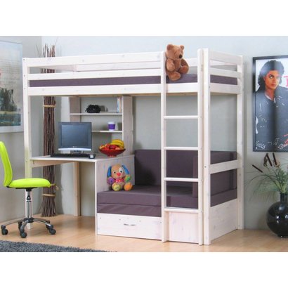 Thuka Hoogslaper met bureau wit Thuka