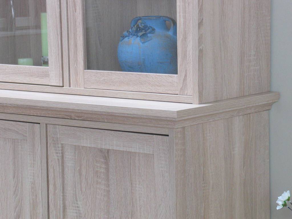 Landelijke eiken buffetkast venetie 99x205x46 cm meubeltrefpunt ...