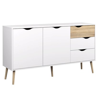 Tvilum Dressoir Napoli wit eiken