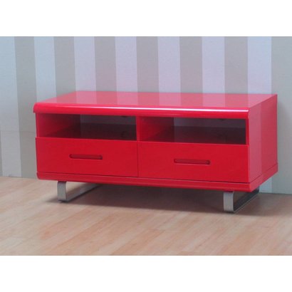 Spacy TV-meubel rood hoogglans