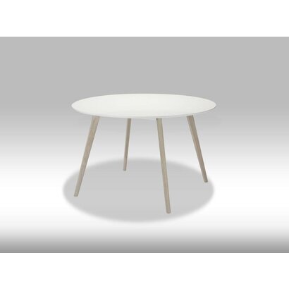 SOLLIDEN Livie ronde eettafel 120 cm wit/eiken