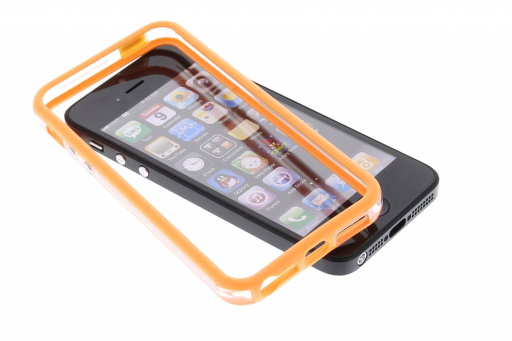 Image of Oranje transparante bumper voor de iPhone 5 / 5s / SE