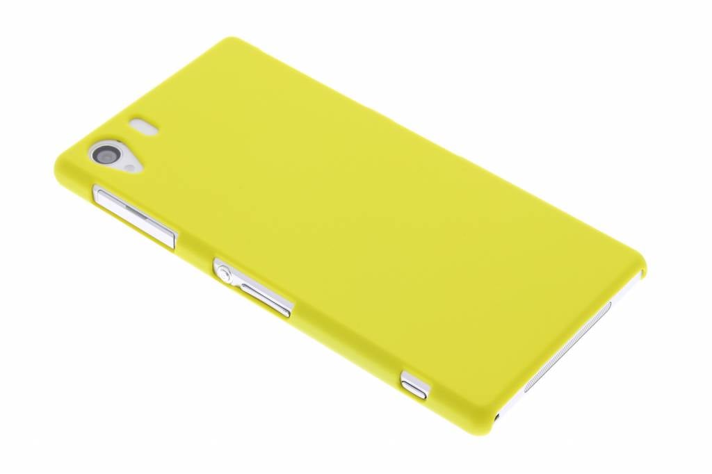 Image of Geel effen hardcase hoesje voor de Sony Xperia Z1