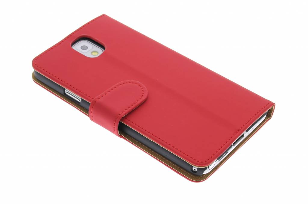 Image of Rood effen booktype voor de Samsung Galaxy Note 3