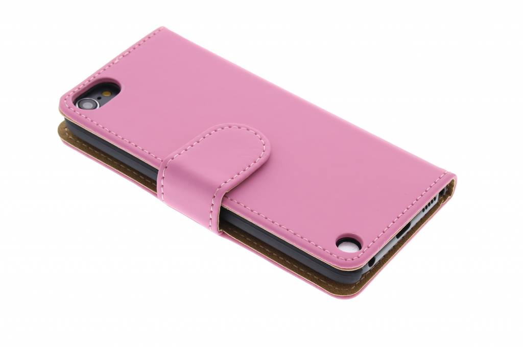 Image of Roze effen booktype hoes voor de iPod Touch 5g / 6