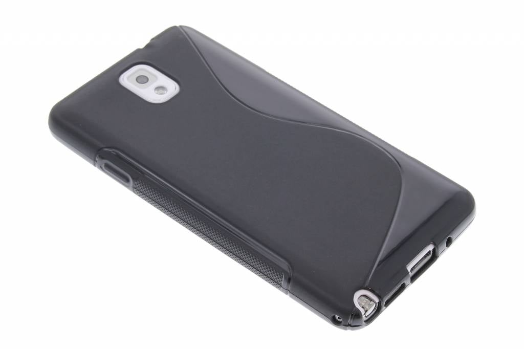 Image of Zwart siliconen S-Line hoesje voor de Samsung Galaxy Note 3