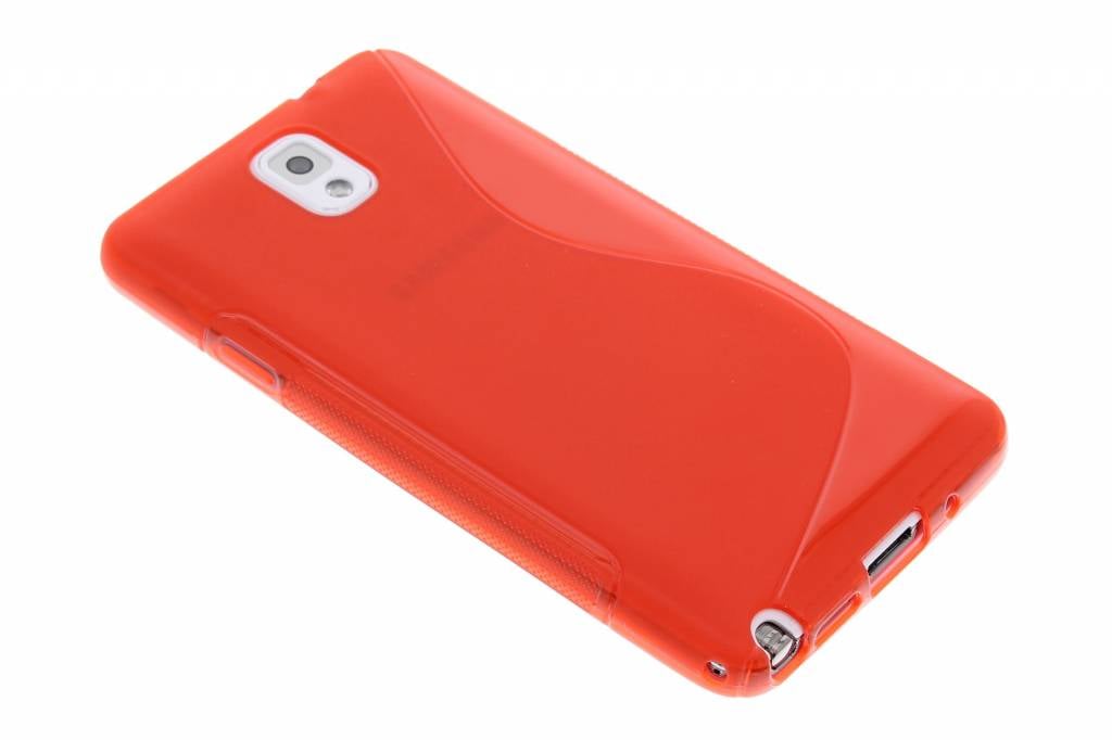 Image of Rood siliconen S-Line hoesje voor de Samsung Galaxy Note 3