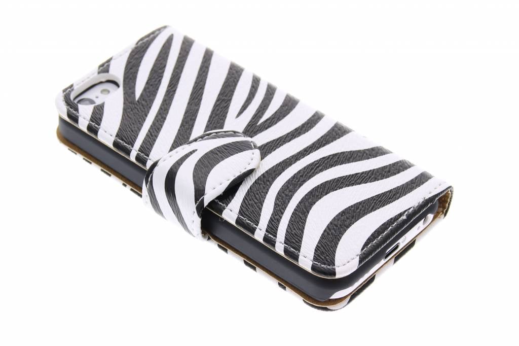 Image of Zebra booktype hoes voor iPhone 5c