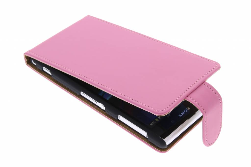 Image of Roze classic flipcase voor Sony Xperia Z1