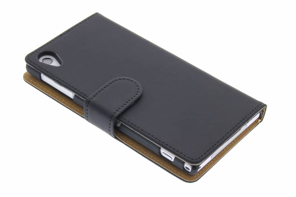 Image of Zwart effen booktype hoes voor Sony Xperia Z1