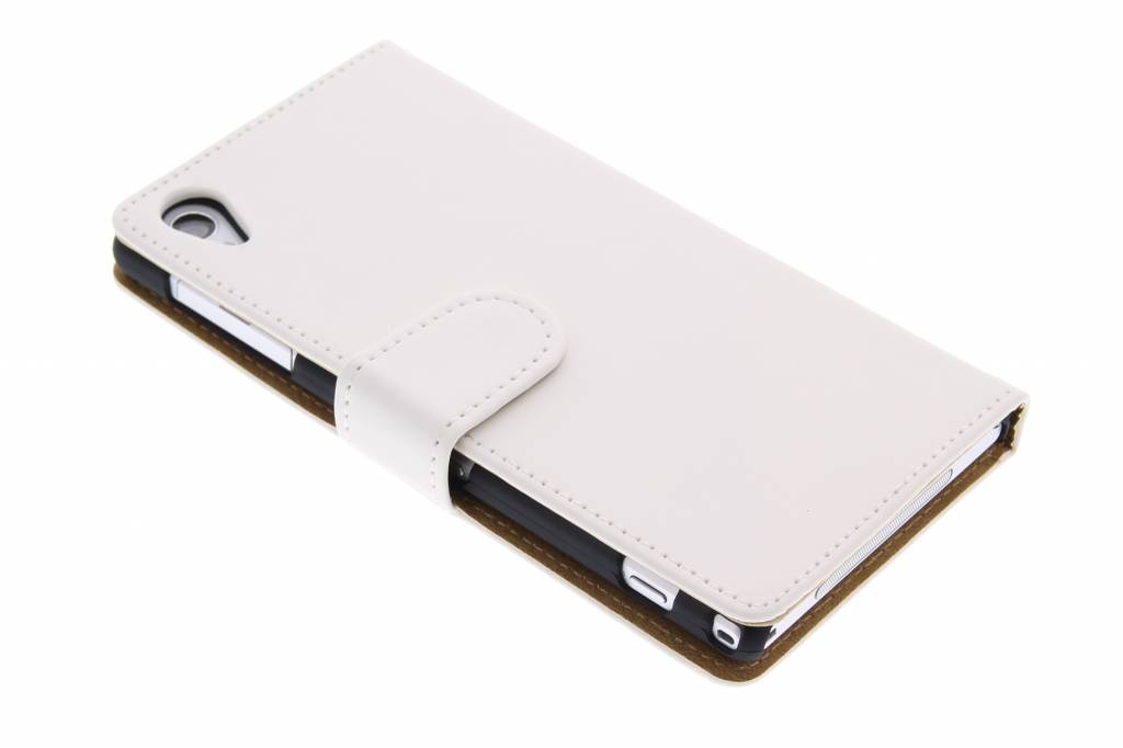 Image of Wit effen booktype hoes voor Sony Xperia Z1