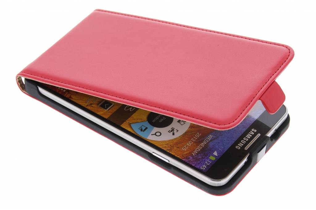 Image of Rood luxe flipcase voor de Samsung Galaxy Note 3