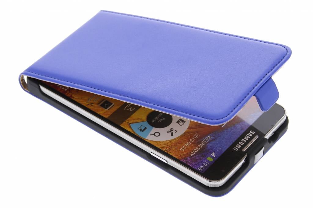 Image of Blauw luxe flipcase voor de Samsung Galaxy Note 3
