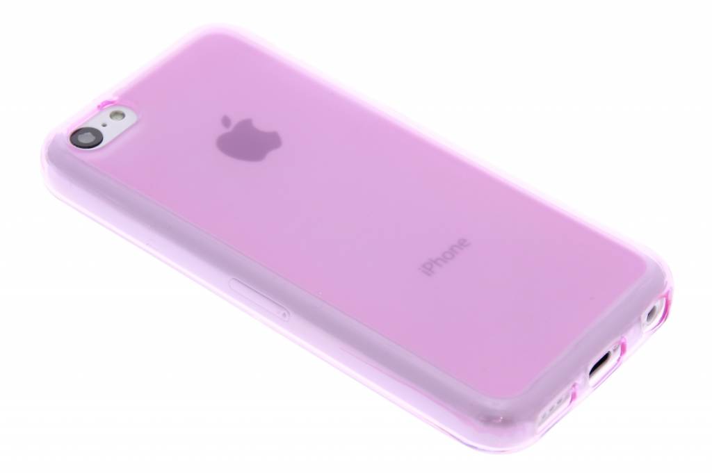 Image of Roze hard siliconen hoesje voor de iPhone 5c