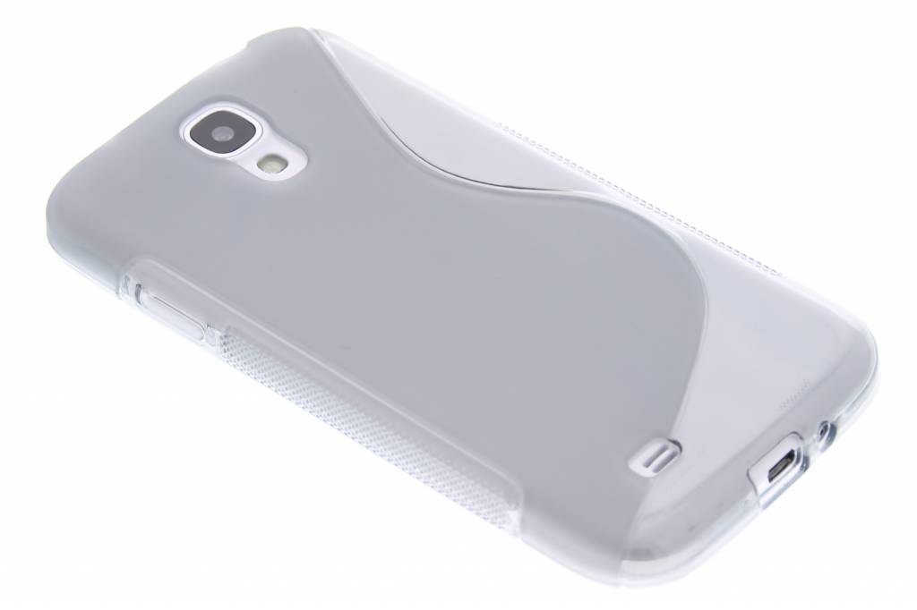 Image of Grijs transparant S-line flexibel TPU hoesje voor Samsung Galaxy S4 i9500