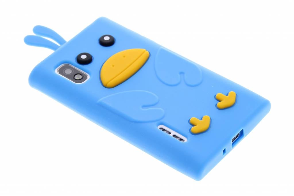 Image of Turquoise ducky siliconen hoesje voor de LG L5