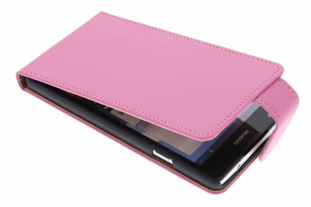 Image of Roze classic flipcase voor de Huawei Ascend G700