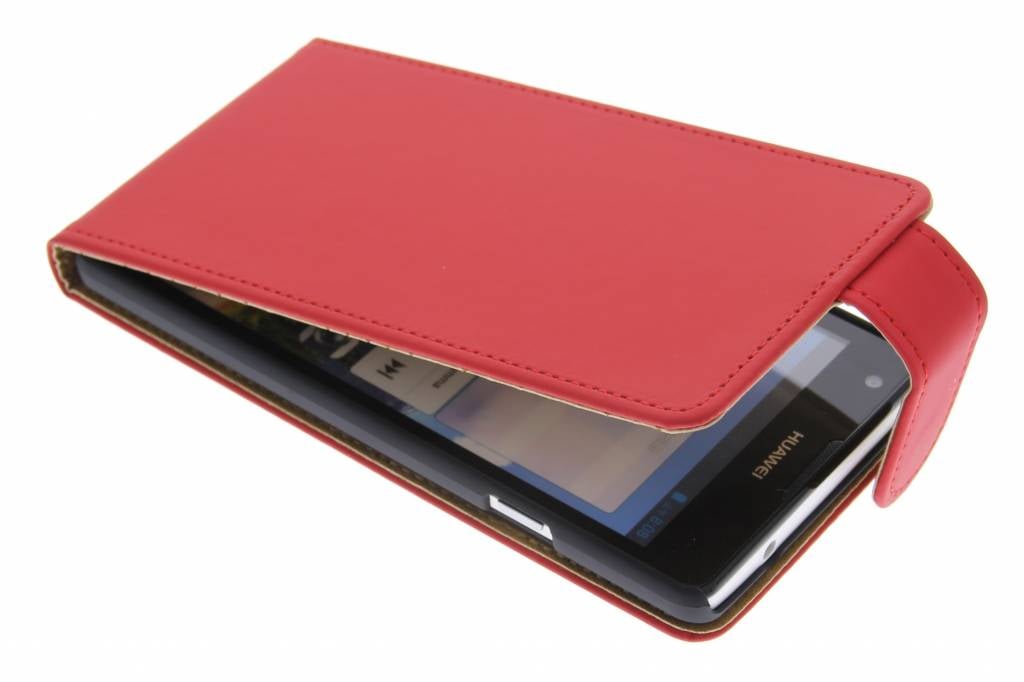 Image of Rode classic flipcase voor de Huawei Ascend G700