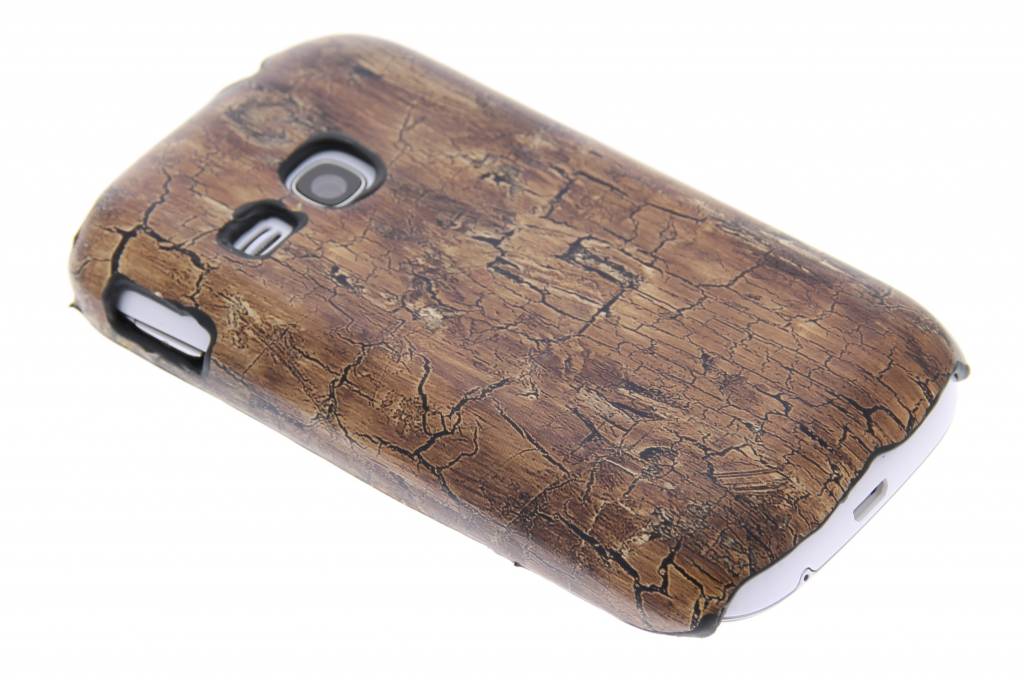 Image of Hardcase hoesje hout design voor de Samsung Galaxy Young S5360