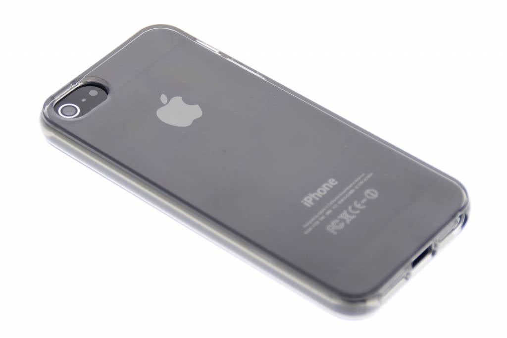 Image of Grijze transparante gel case voor de iPhone 5 / 5s / SE