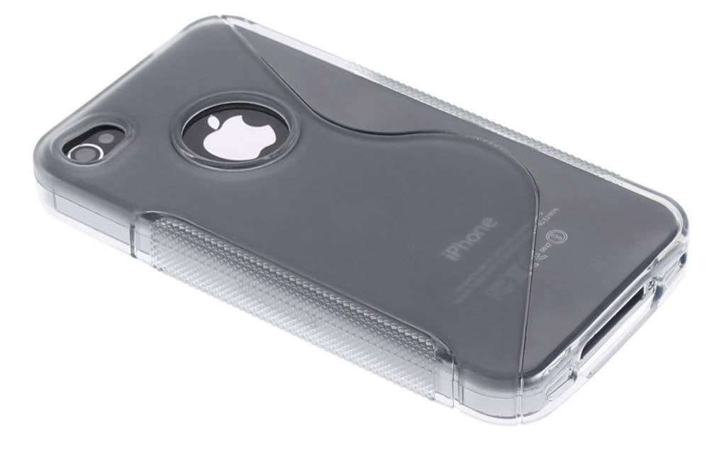 Image of Grey S-line flexibel TPU hoesje voor iPhone 4 / 4s