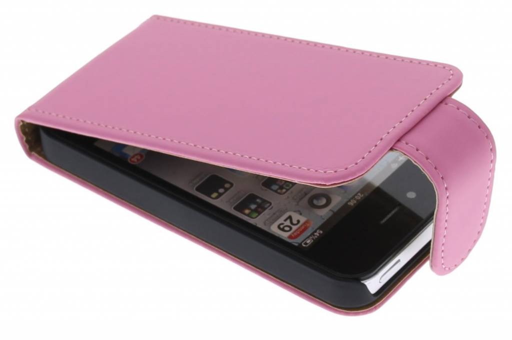 Image of Roze classic flipcase voor iPhone 4 / 4s