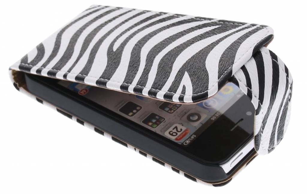 Image of Zebra classic flipcase voor iPhone 4 / 4S