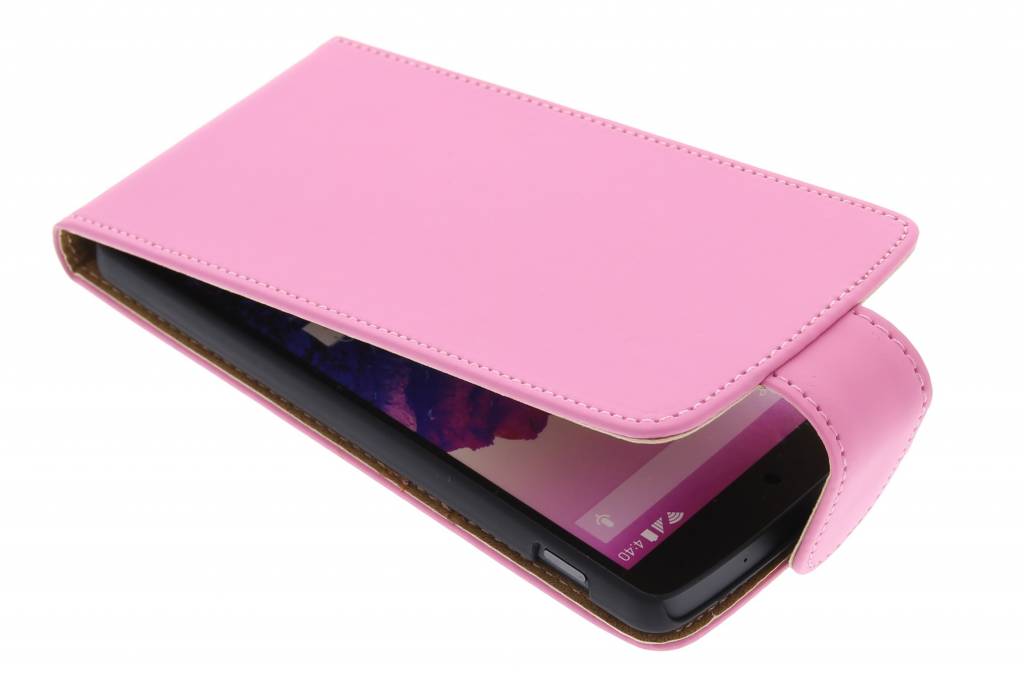 Image of Roze classic flipcase hoesje voor de LG Nexus 5