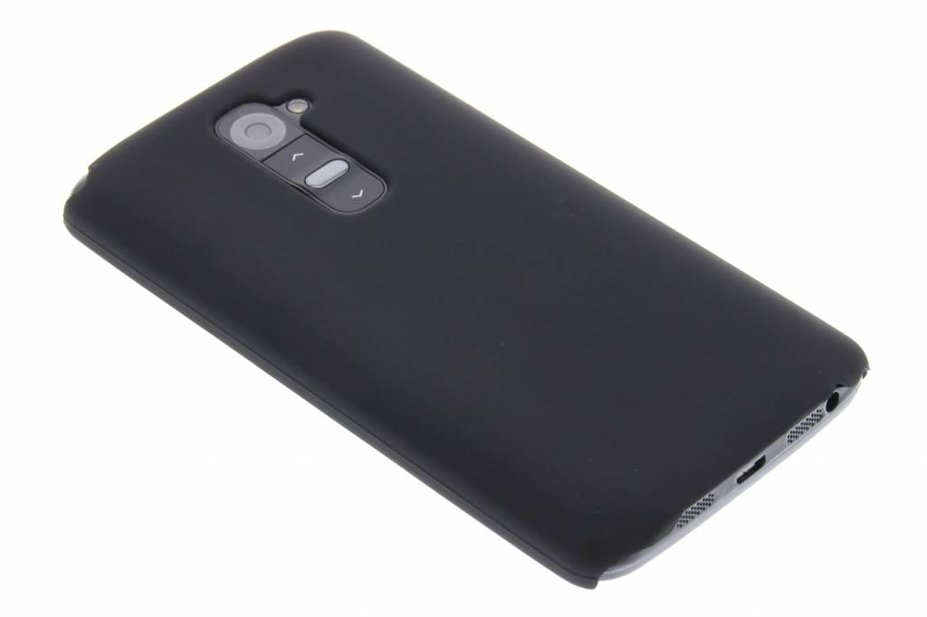 Image of Zwart effen hardcase hoesje voor de LG G2